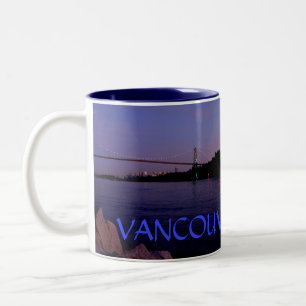 Kaffeetasse-Tassen u. Gläser Vancouvers Kanada Zweifarbige Tasse