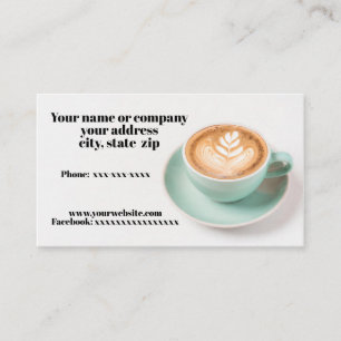 Kaffeetasse Visitenkarte