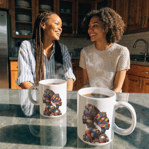 Kaffeetasse zum Feiern der Kunst der weiblichen Qu