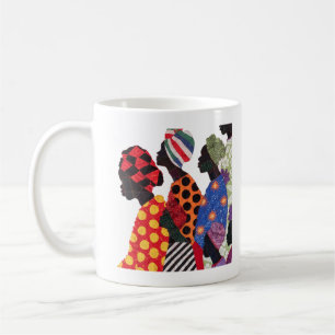 Kaffeetasse zum Feiern der Kunst weiblicher Quilte