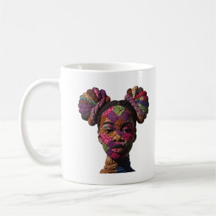 Kaffeetasse zum Feiern der Kunst weiblicher Quilte
