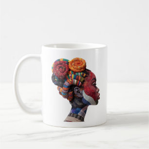Kaffeetasse zum Feiern der Kunst weiblicher Quilte