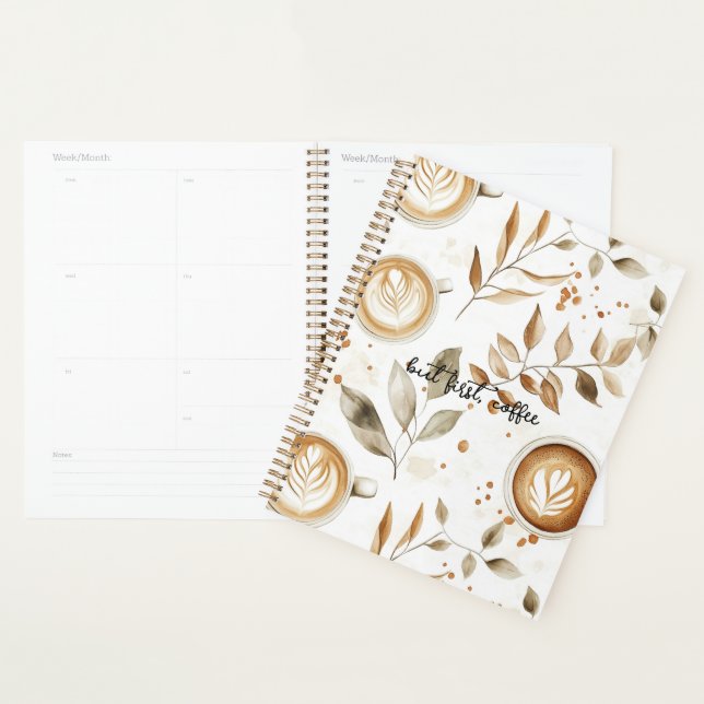 Kaffeetassen Blätter Planer (Anzeige)