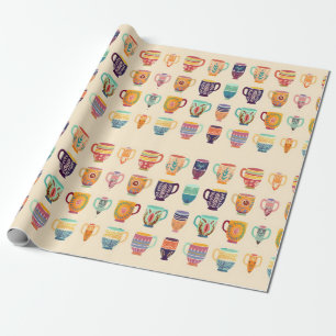 Kaffeetassen Geschenkpapier