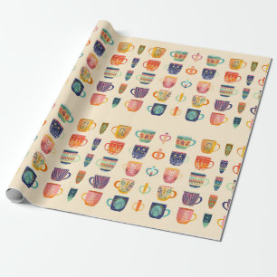 Kaffeetassen Geschenkpapier