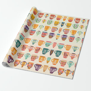Kaffeetassen Geschenkpapier