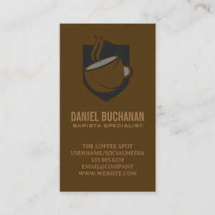 Kaffeetassen-Logo Visitenkarte