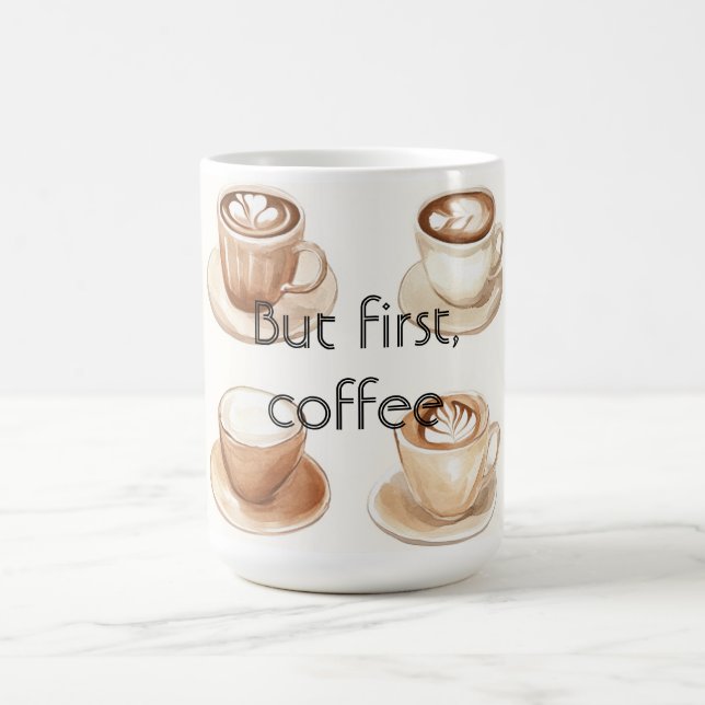 Kaffeetassen mit Sahne (Mittel)