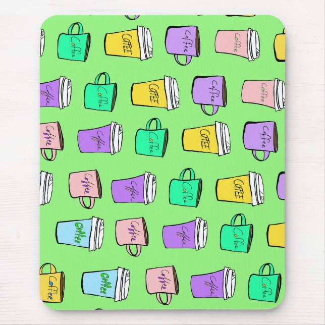 Kaffeetassen Mousepad (Vorne)