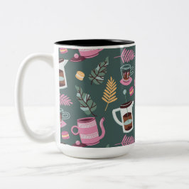 Kaffeetassendesign  zweifarbige tasse