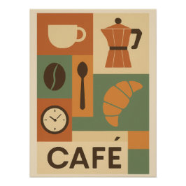 Kaffeeteile Poster