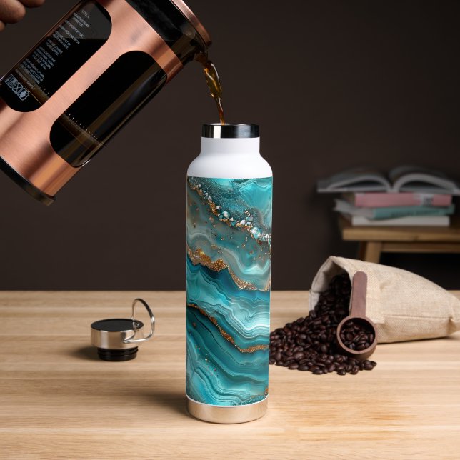Kaffeethermoskanne Trinkflasche (Kaffee (gedreht))