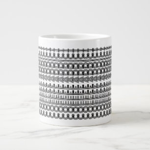 Kaffeetoter versteckte Nachricht Lustige Neuheit 1 Jumbo-Tasse