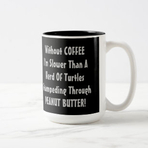 Kaffeeträgheit Kaffee Humor Zweifarbige Tasse