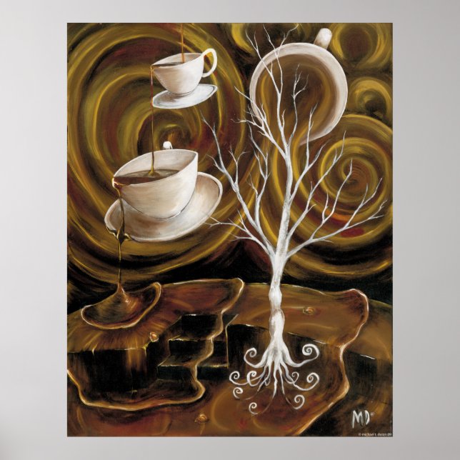 Kaffeetreusposter Poster (Vorne)