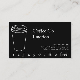 Kaffeetrinken-Punch / Treuekarte