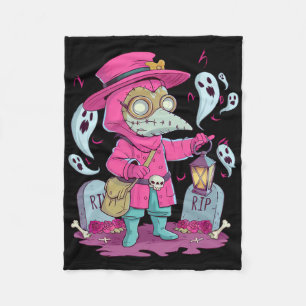 Kaffeetrinken Skelett Lazy Diy Halloween Costum Fleecedecke