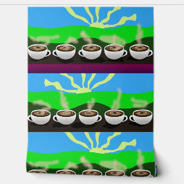 Kaffeetrinken Tapete
