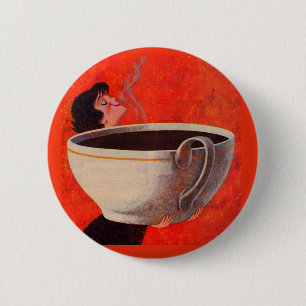 Kaffeetrinker Button