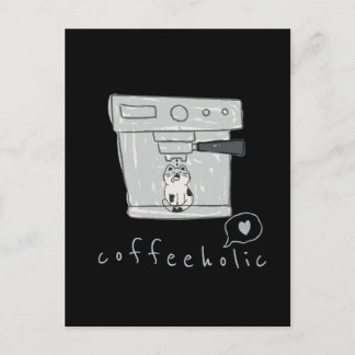 Kaffeetrinker postkarte