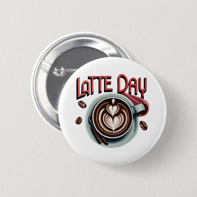 Kaffeetrinks Button (Vorne & Hinten)