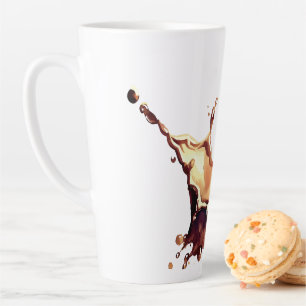 Kaffeeverguss Milchtasse