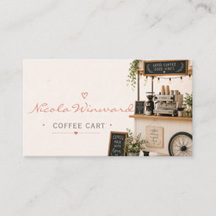 Kaffeewagen-Geschäftskarte Visitenkarte