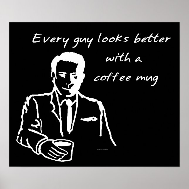 Kaffeewahrheitsgedicht Poster (Vorne)