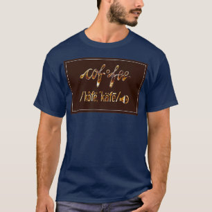 Kaffeewörterbuch T-Shirt