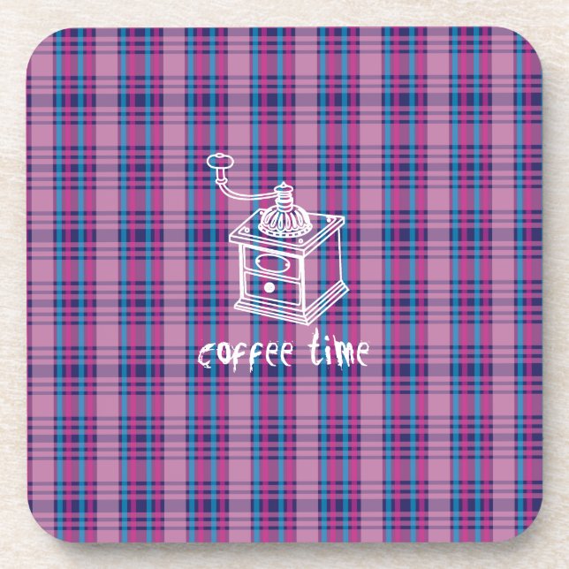 Kaffeezeit Getränkeuntersetzer (Vorderseite)