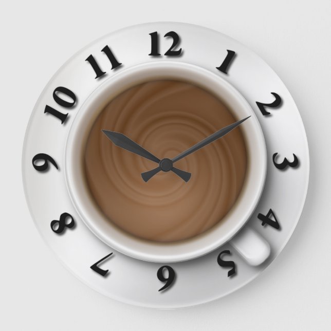 Kaffeezeit große Uhr (Vorderseite)