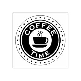 Kaffeezeit Gummi Briefmarke Gummistempel
