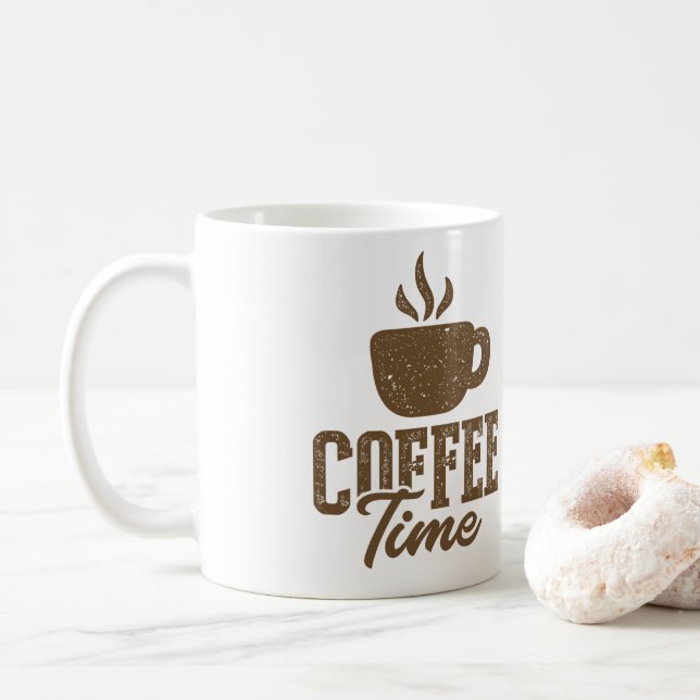 Kaffeezeit Kaffeetasse (Mit Donut)