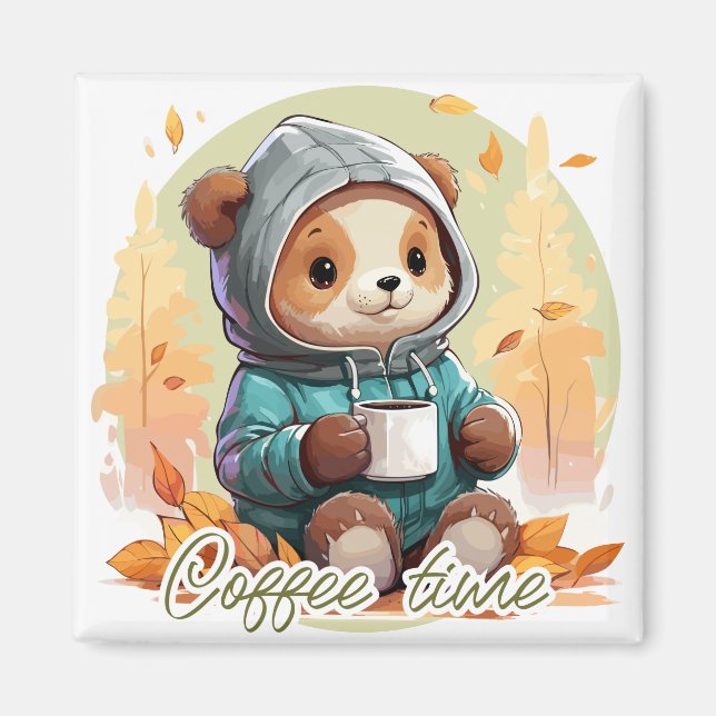 Kaffeezeit Magnet (Vorne)