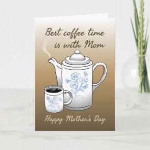 Kaffeezeit mit einer schönen Tasse Kaffee Karte