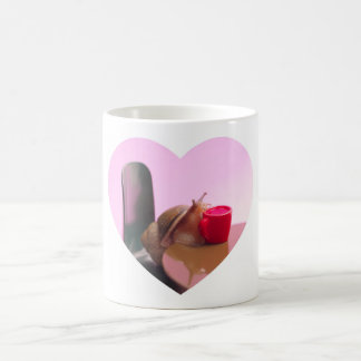 Kaffeezeit mit Schnecke Kaffeetasse