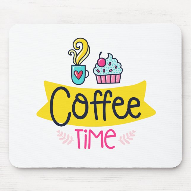 Kaffeezeit Mousepad (Vorne)
