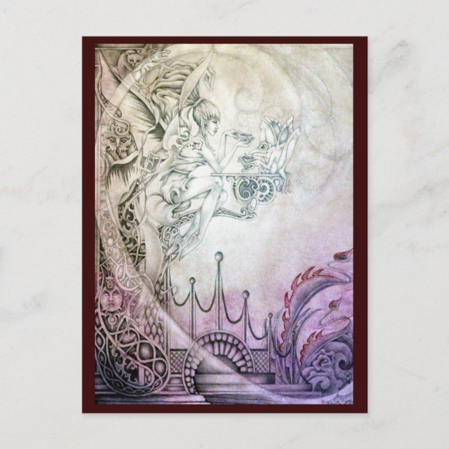 Kaffeezeit Postkarte (Vorderseite)