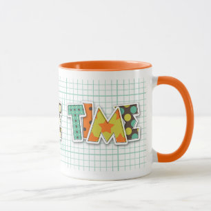 "Kaffeezeit" Retro Cut Out Letters Tasse