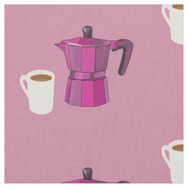 Kaffeezeit Stoff (Nahaufnahme)