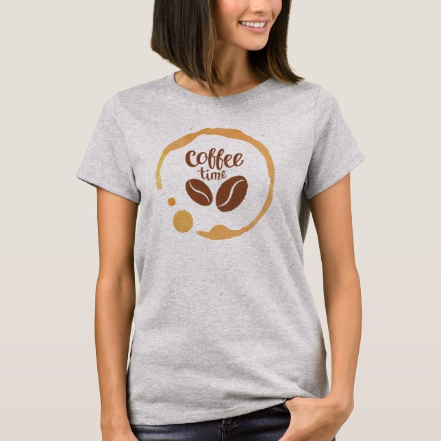 Kaffeezeit T-Shirt (Vorderseite)