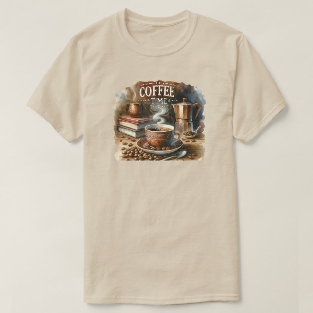 Kaffeezeit T - Shirt (Design vorne)