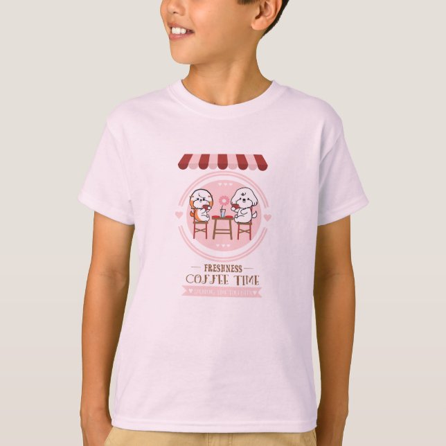 Kaffeezeit T-Shirt (Vorderseite)