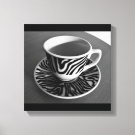 Kaffeezeitkanvas Leinwanddruck