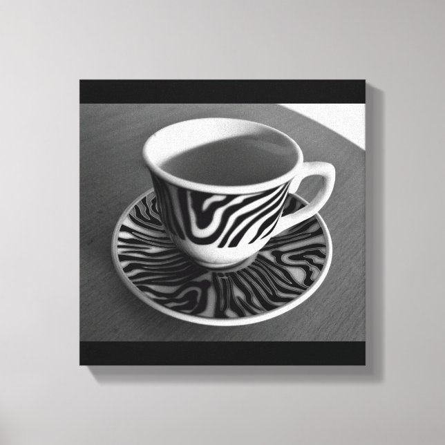 Kaffeezeitkanvas Leinwanddruck (Vorderseite)