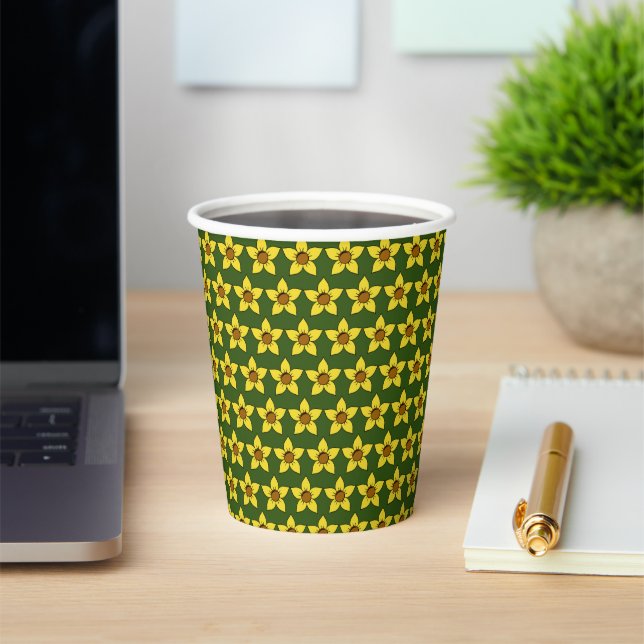 Kaffeezeitwälder grün pappbecher (InSitu)