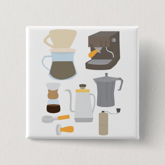 Kaffeezubereitungsgeräte Button (Vorderseite)