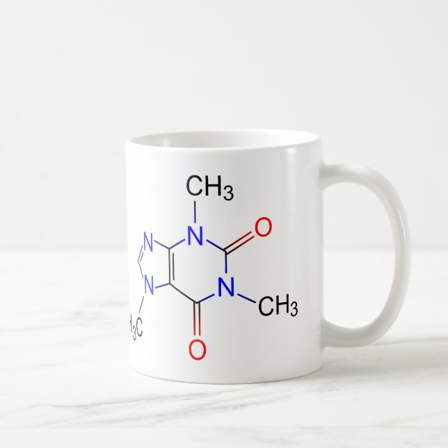 Kaffeine-Molekül-Kaffeetasse Kaffeetasse (Rechts)