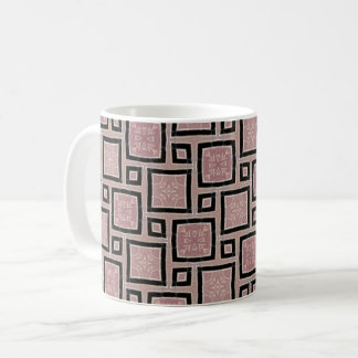Kaffemugg Mugg Rosa Lila Hilma Kaffeetasse