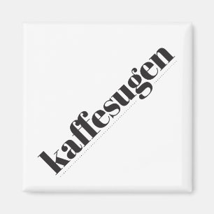 Kaffesugen Black und White Magnet